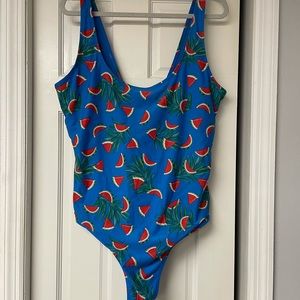 Watermelon one piece bathing suit!!